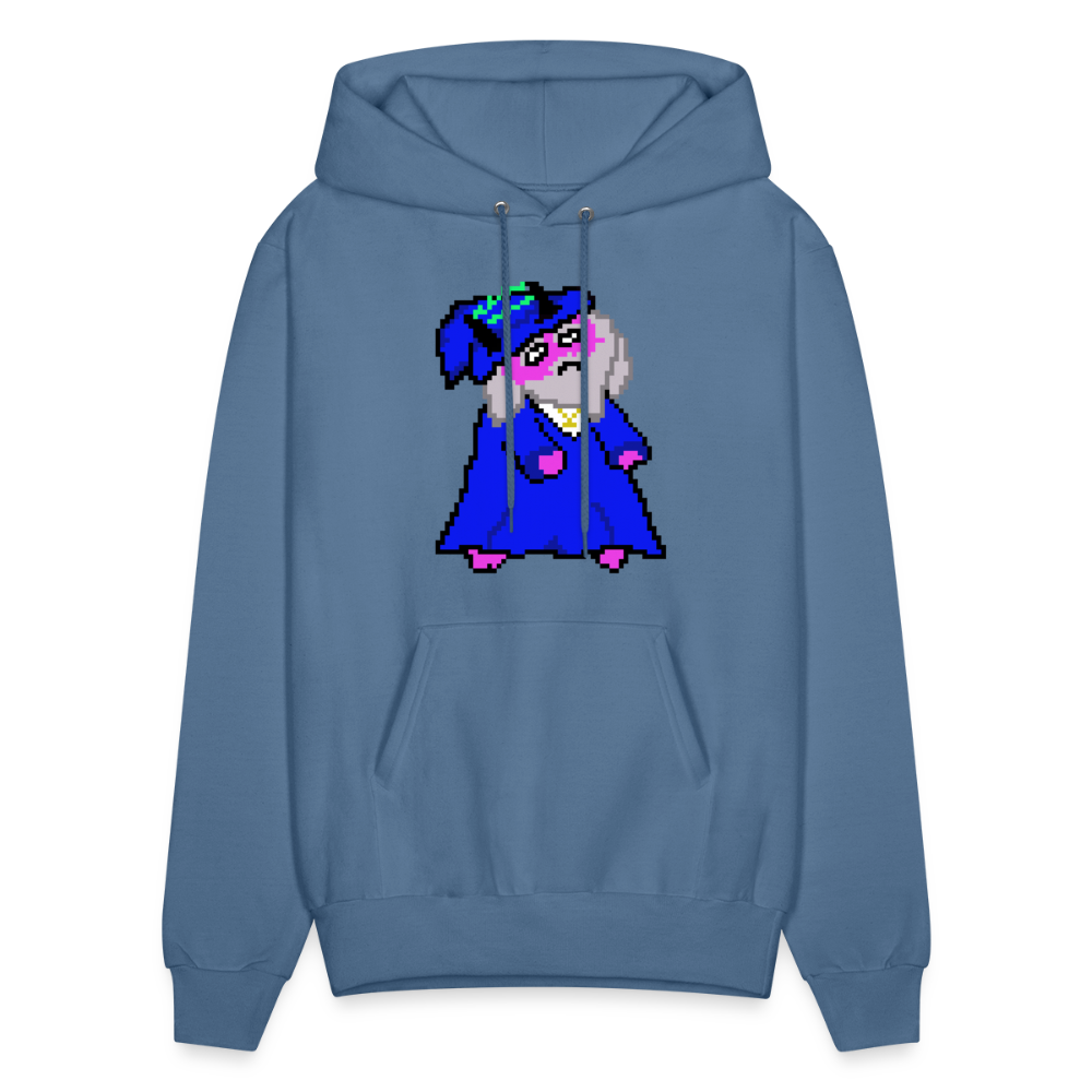Men's Hoodie - Incantation - denim blue