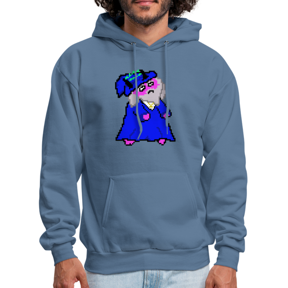 Men's Hoodie - Incantation - denim blue