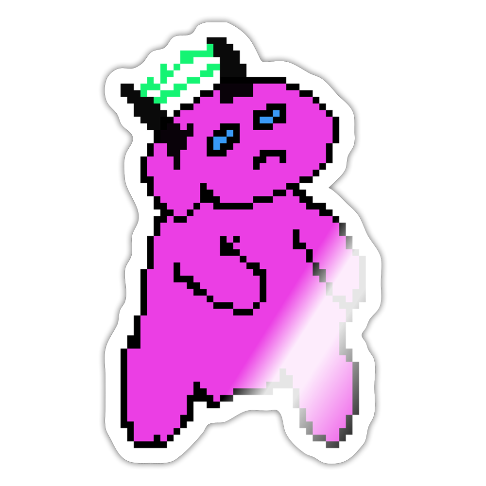 Sticker - thrills - white glossy