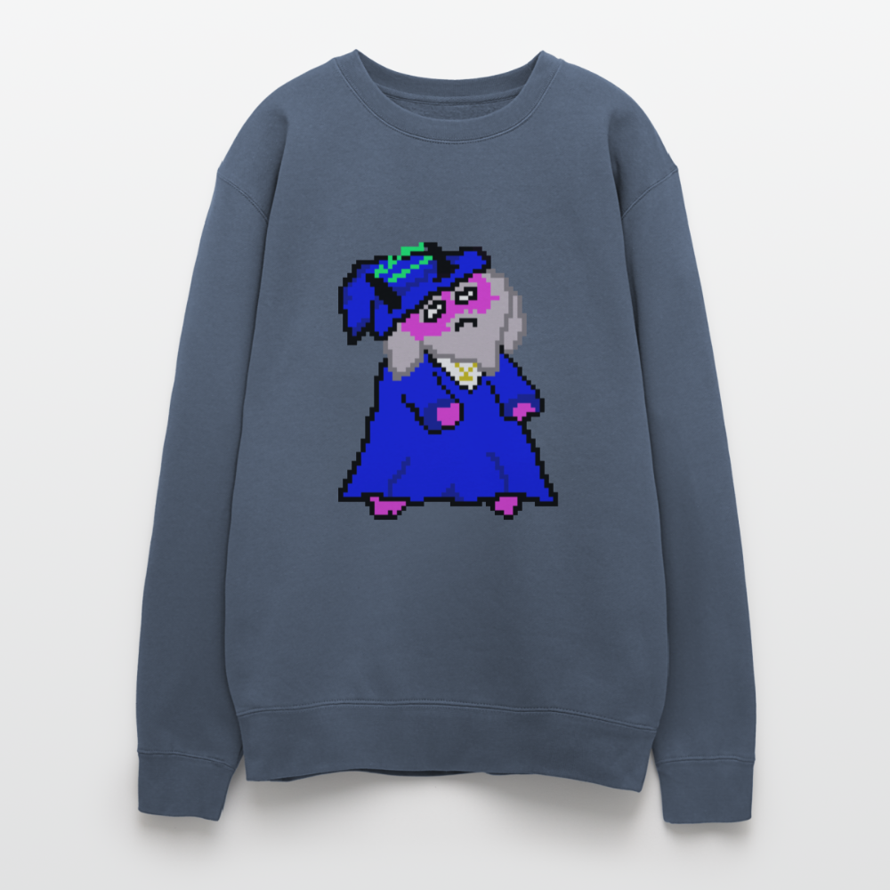 Oversized Crewneck Sweatshirt - Incantation - stone blue