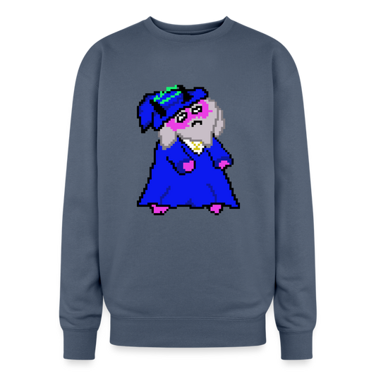 Oversized Crewneck Sweatshirt - Incantation - stone blue