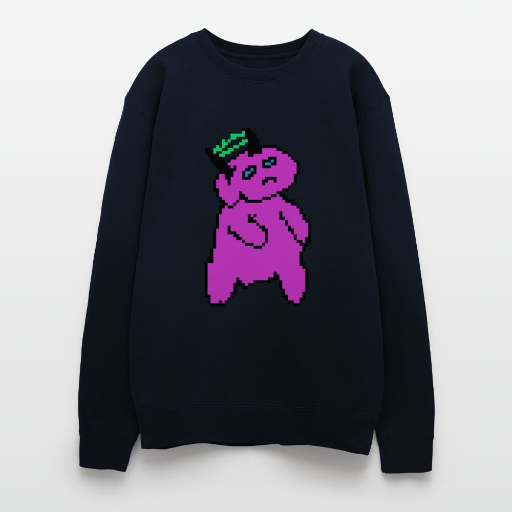 Oversized Crewneck Sweatshirt - thrills - navy