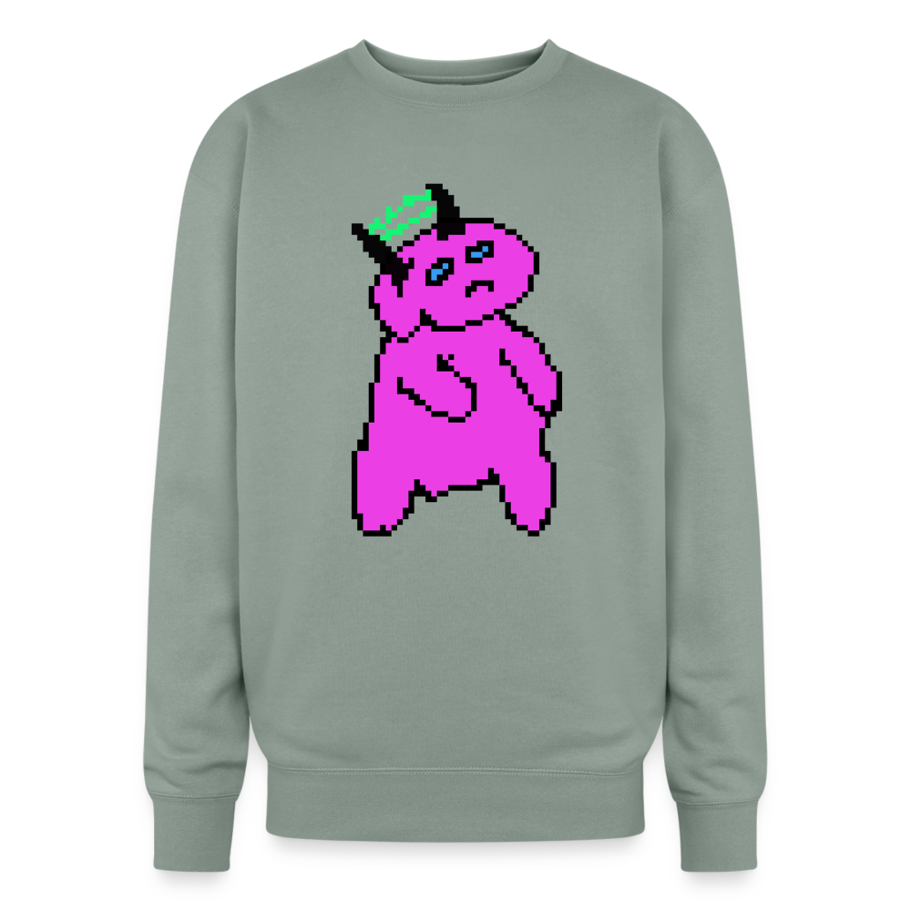 Oversized Crewneck Sweatshirt - thrills - sage